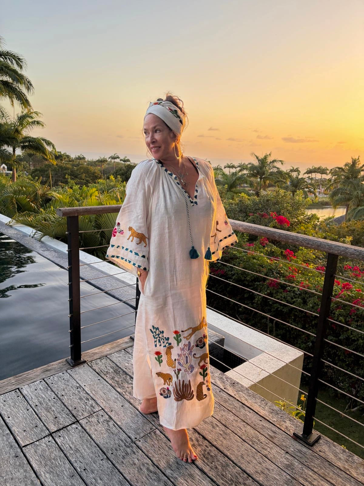 The Cannes Veronica Dress ↠ Natural Multi