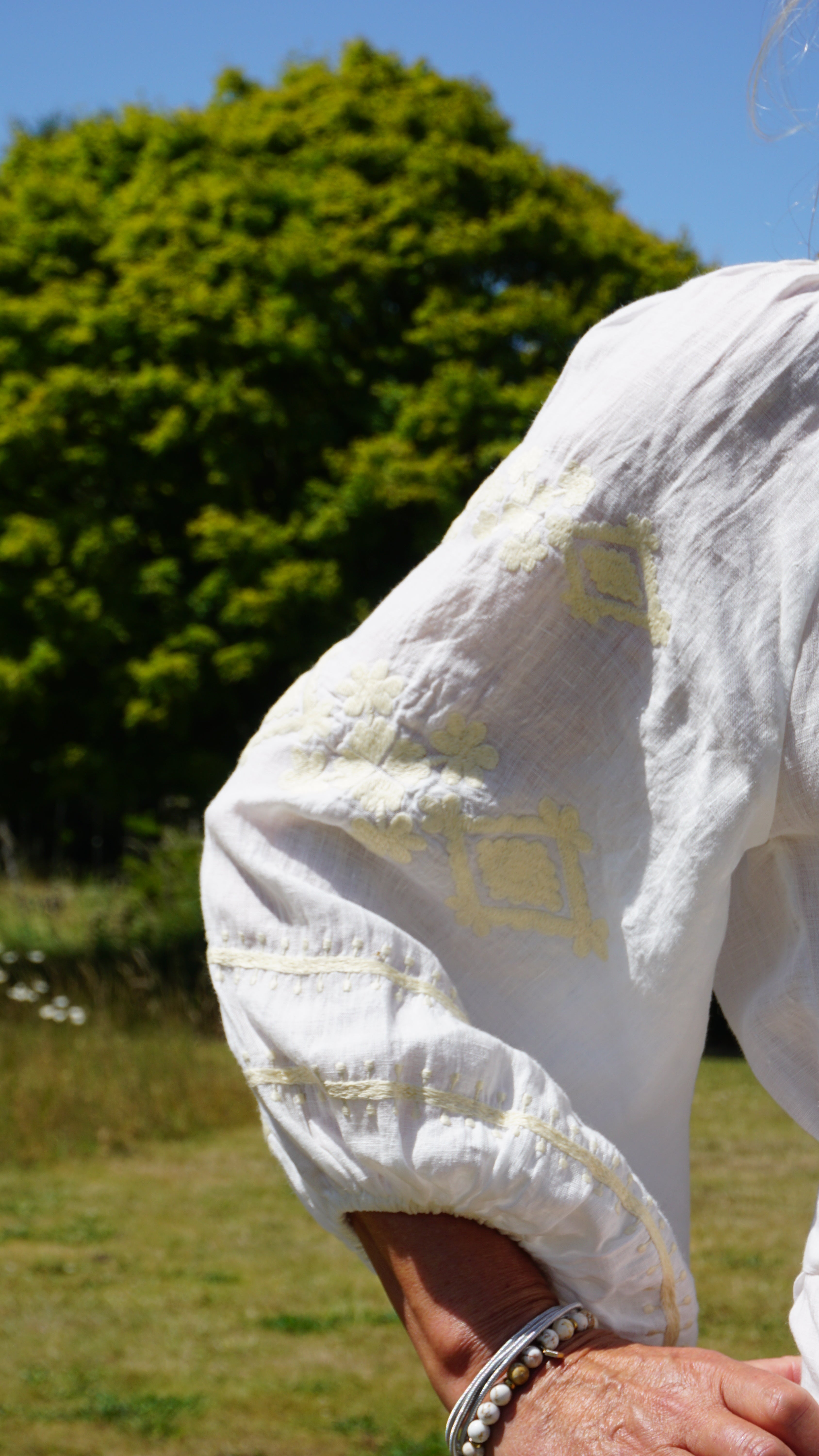 The Babylos Dress ↠ White & Ecru