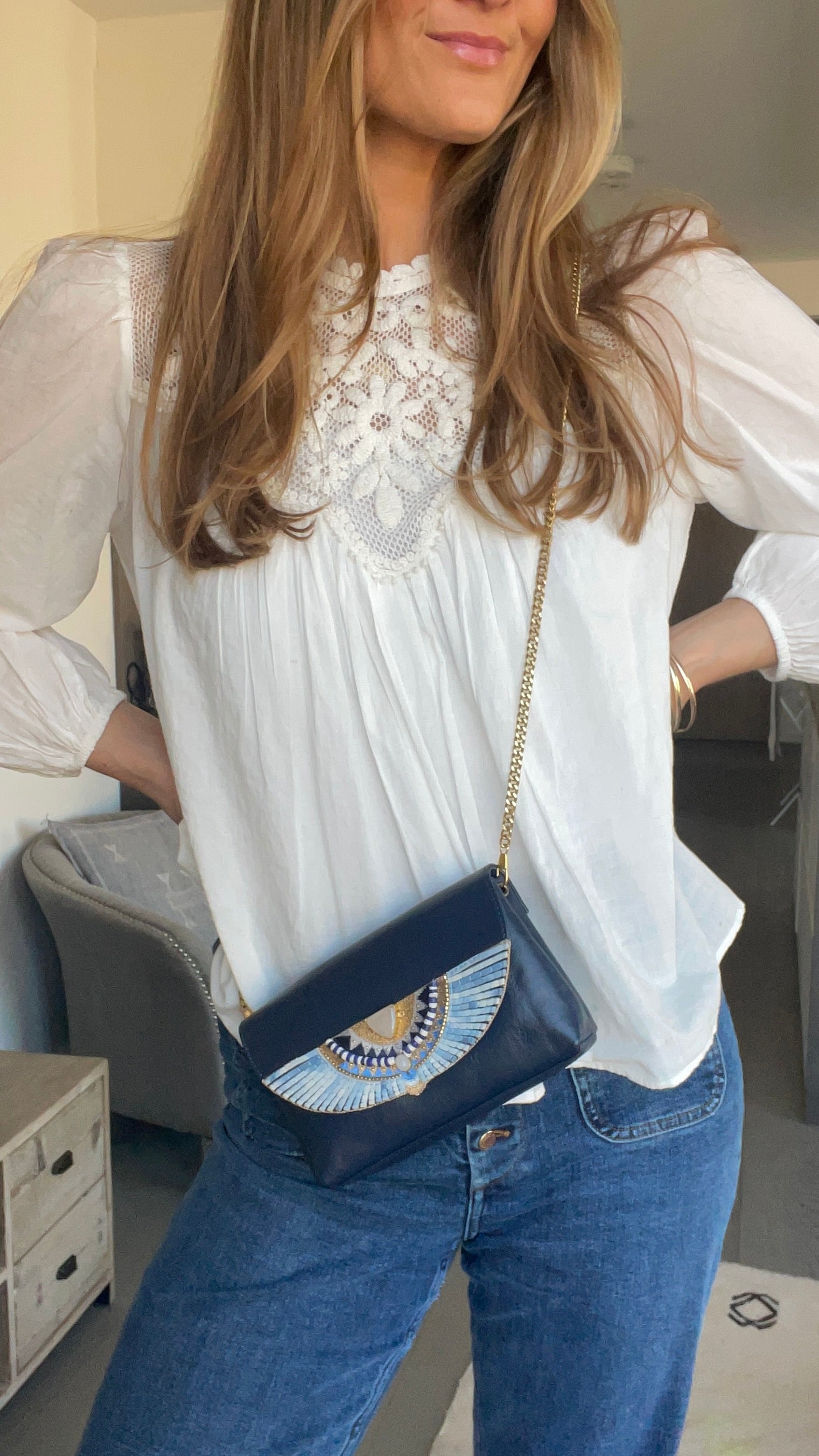 The Cherina Bag ↠ Navy