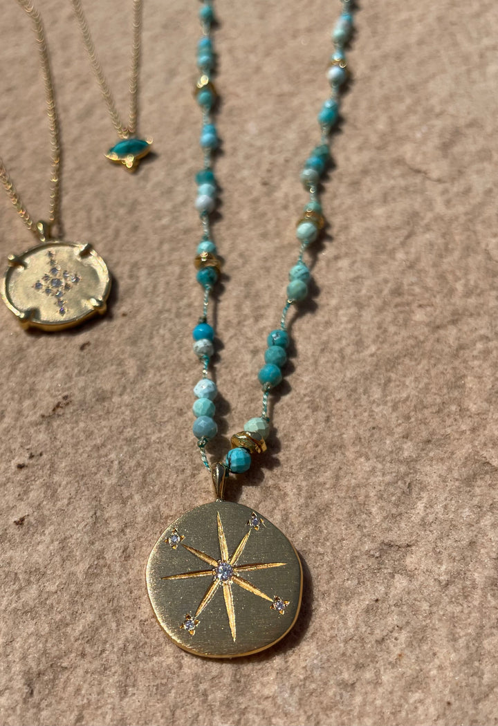 The Ubud Necklace ↠ Turquoise &amp; Neo
