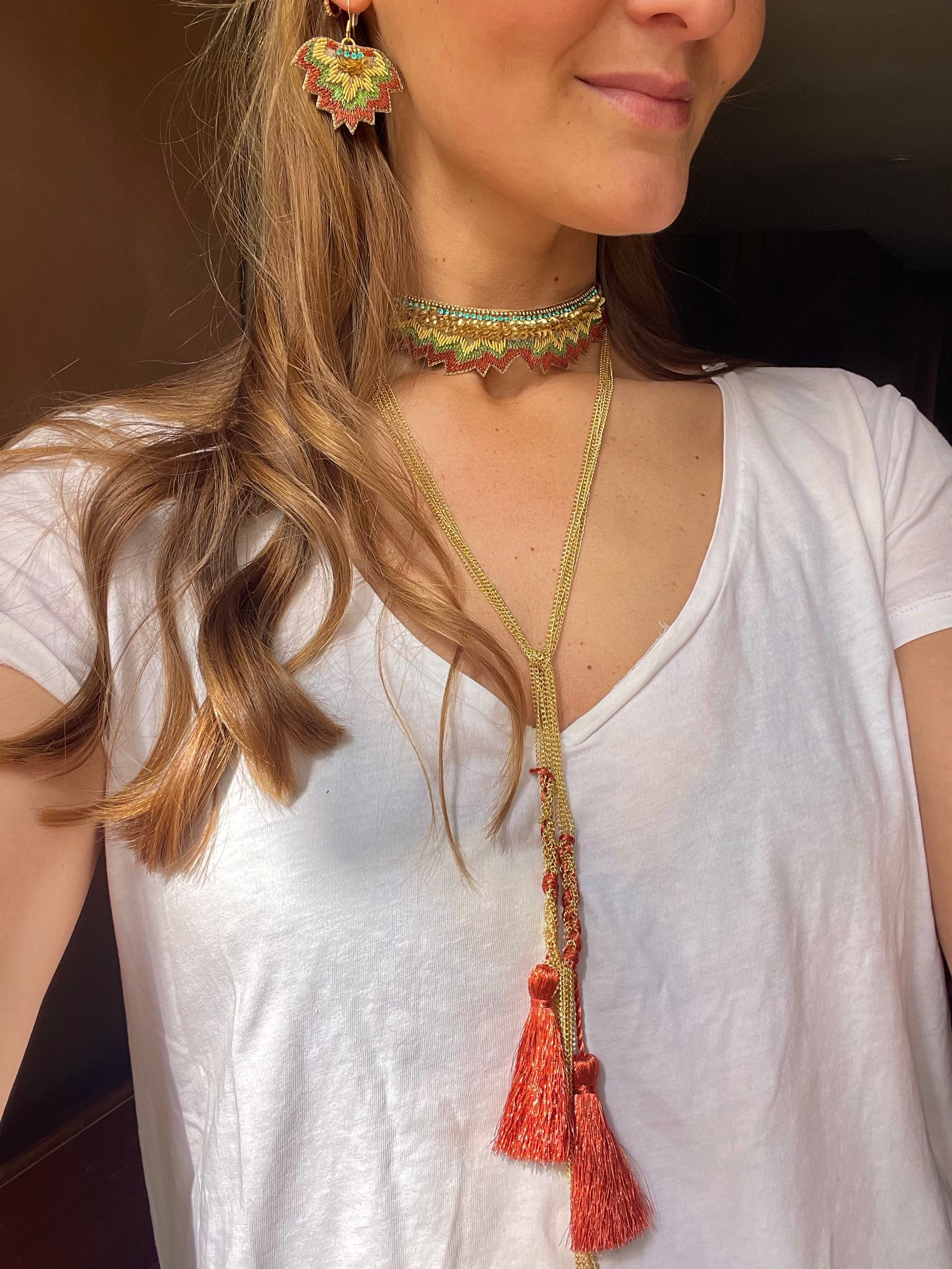 The Madi Earrings ↠ Firebloom