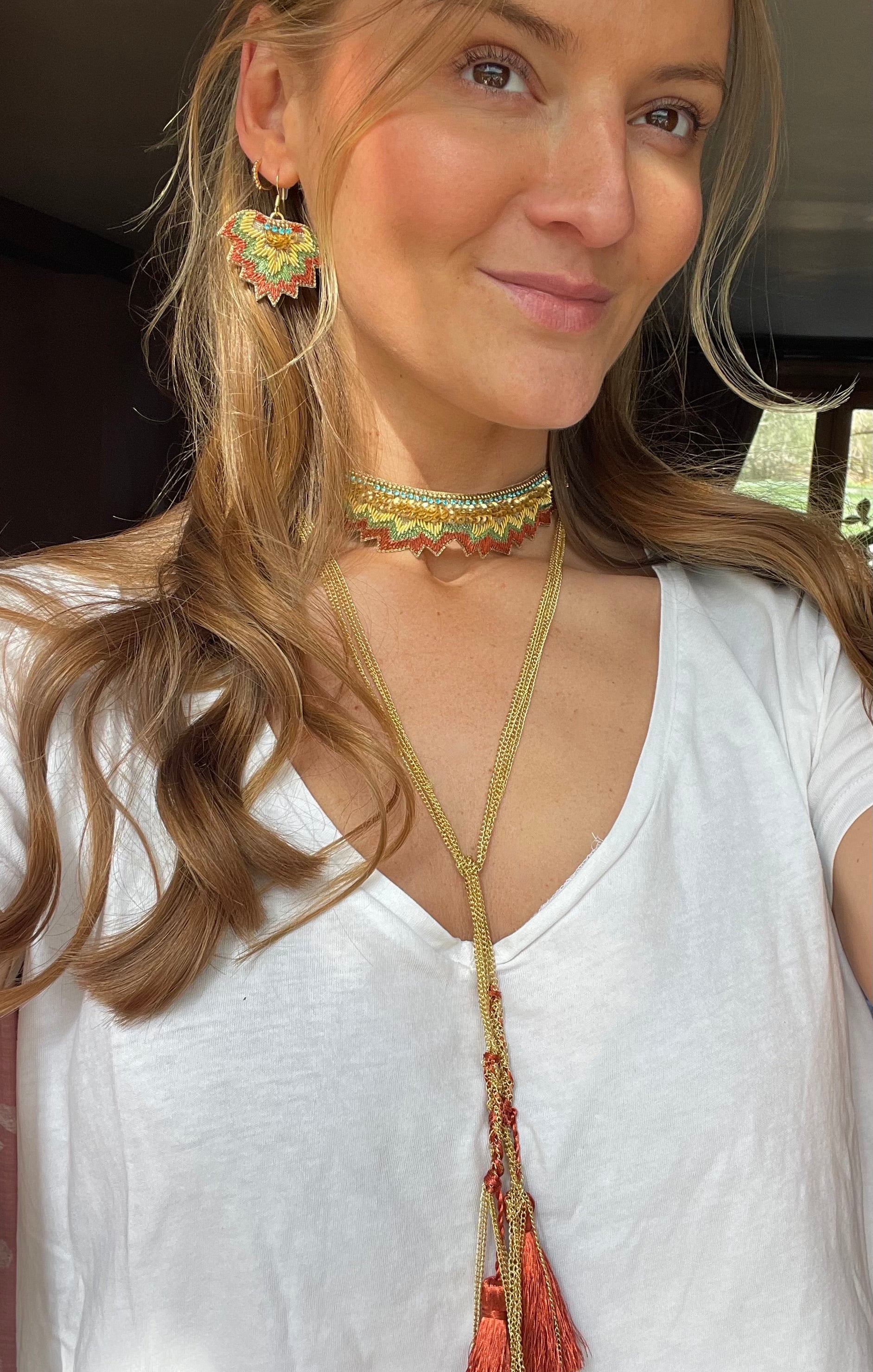 The Madi Earrings ↠ Firebloom