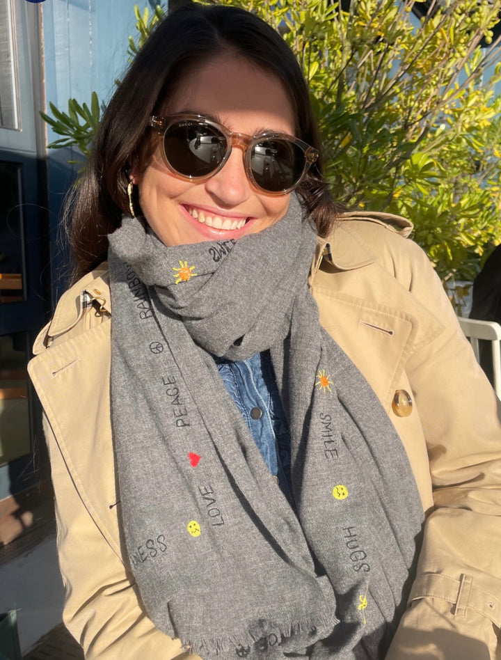 The Embroidered Scarves