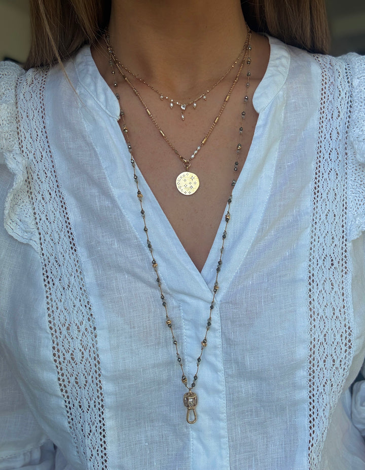 The Colette Necklace ↠ Pearl