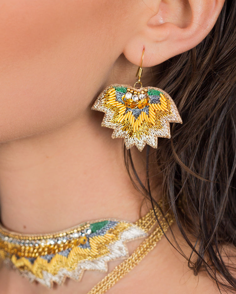 The Madi Earrings ↠ Gold
