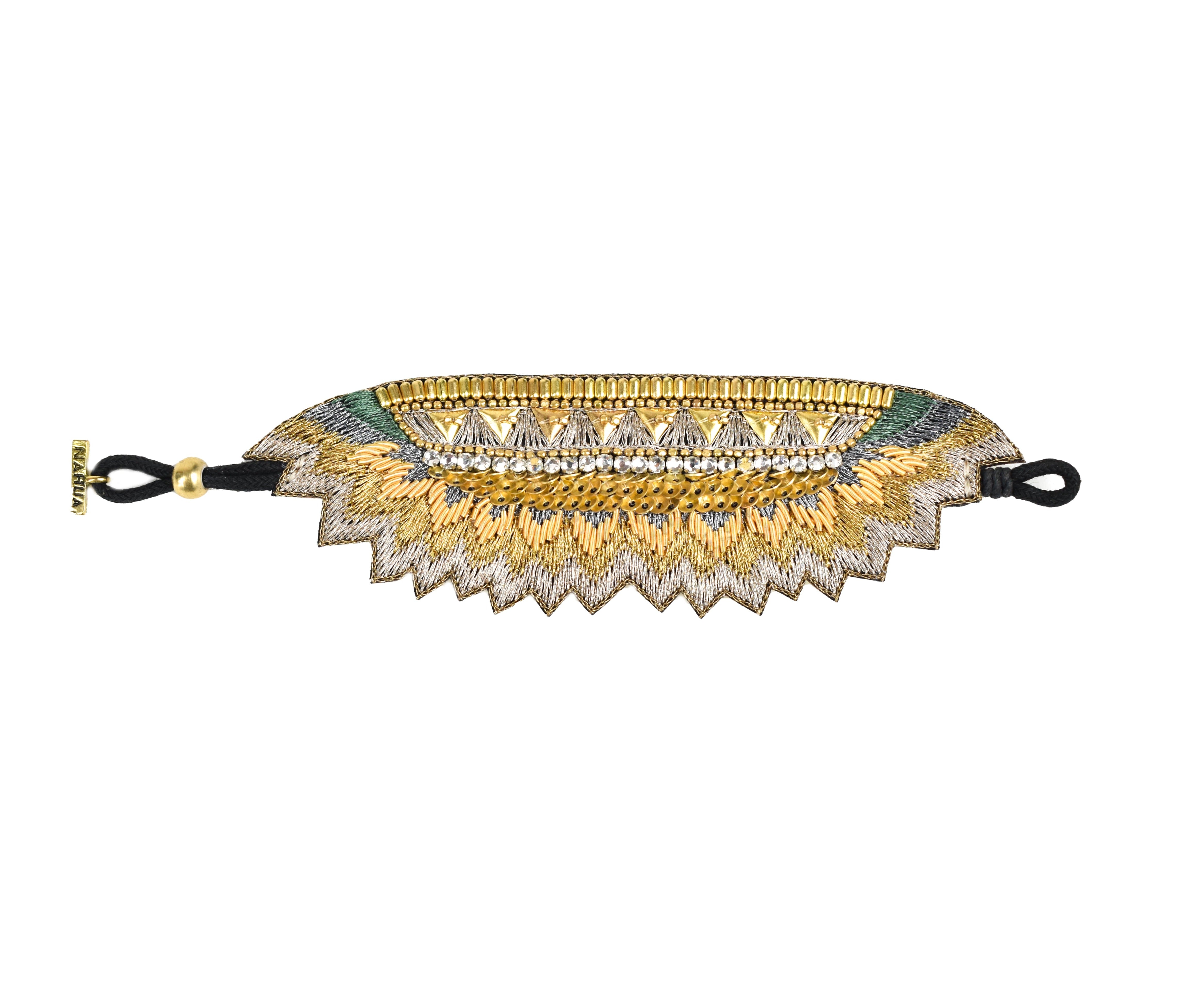 maheswari bracelet in gold by nahua official