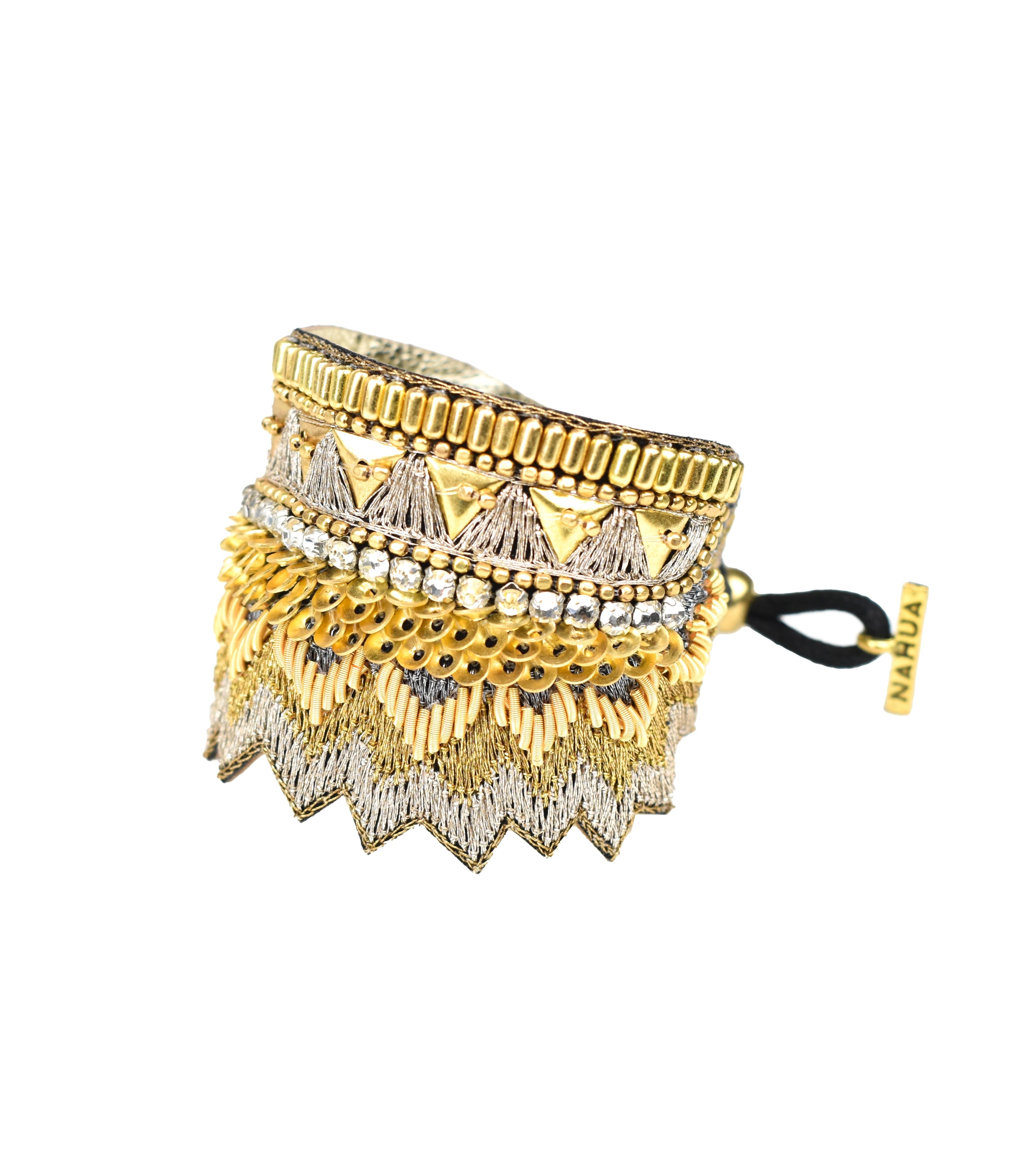 maheswari bracelet in gold by nahua official