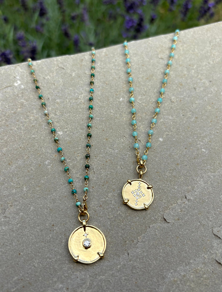 amazonitebeadednecklacehankainjewellerylayeringgoldnecklaceskayanuka