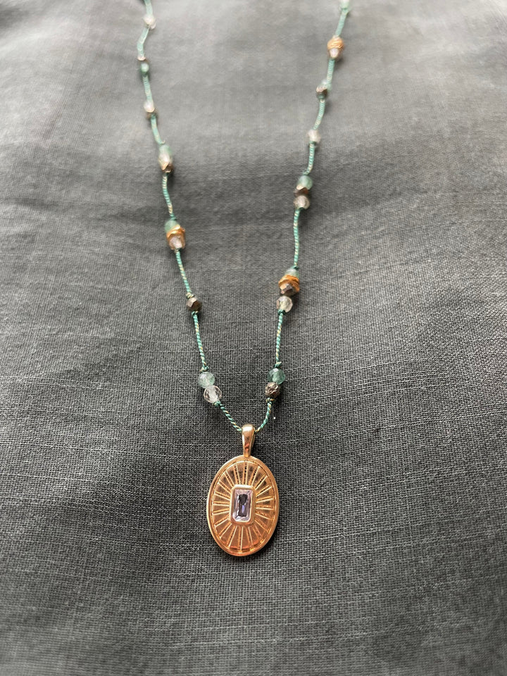 The Baby Ubud Necklace ↠ Aventurine &amp; Astral