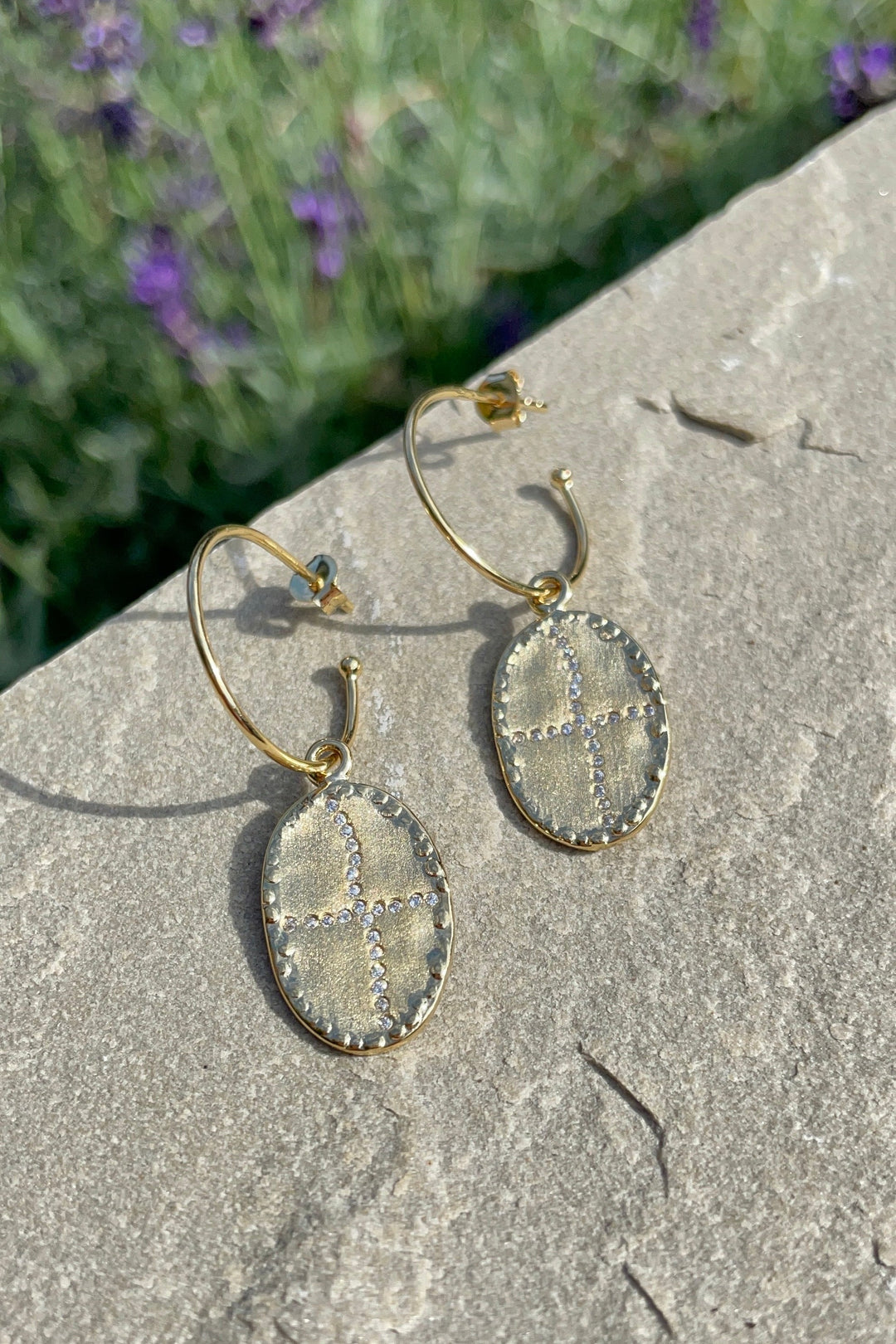 white bazile earrings louise hendricks