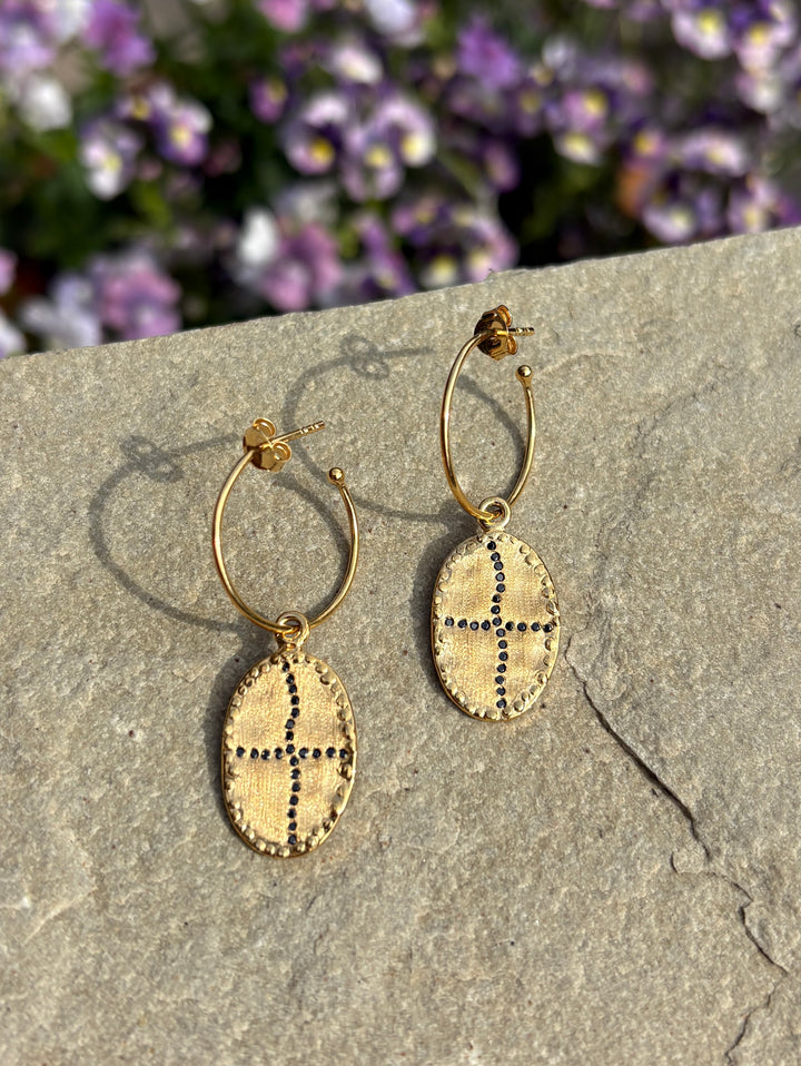 The Bazile Earrings ↠ Black