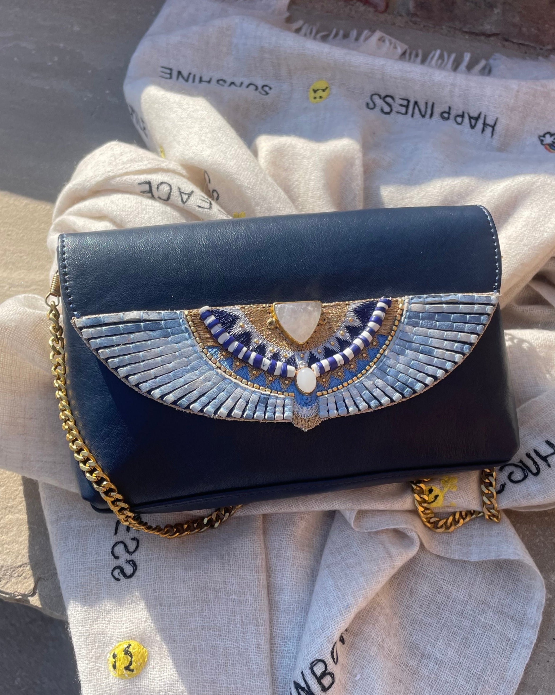The Cherina Bag ↠ Navy