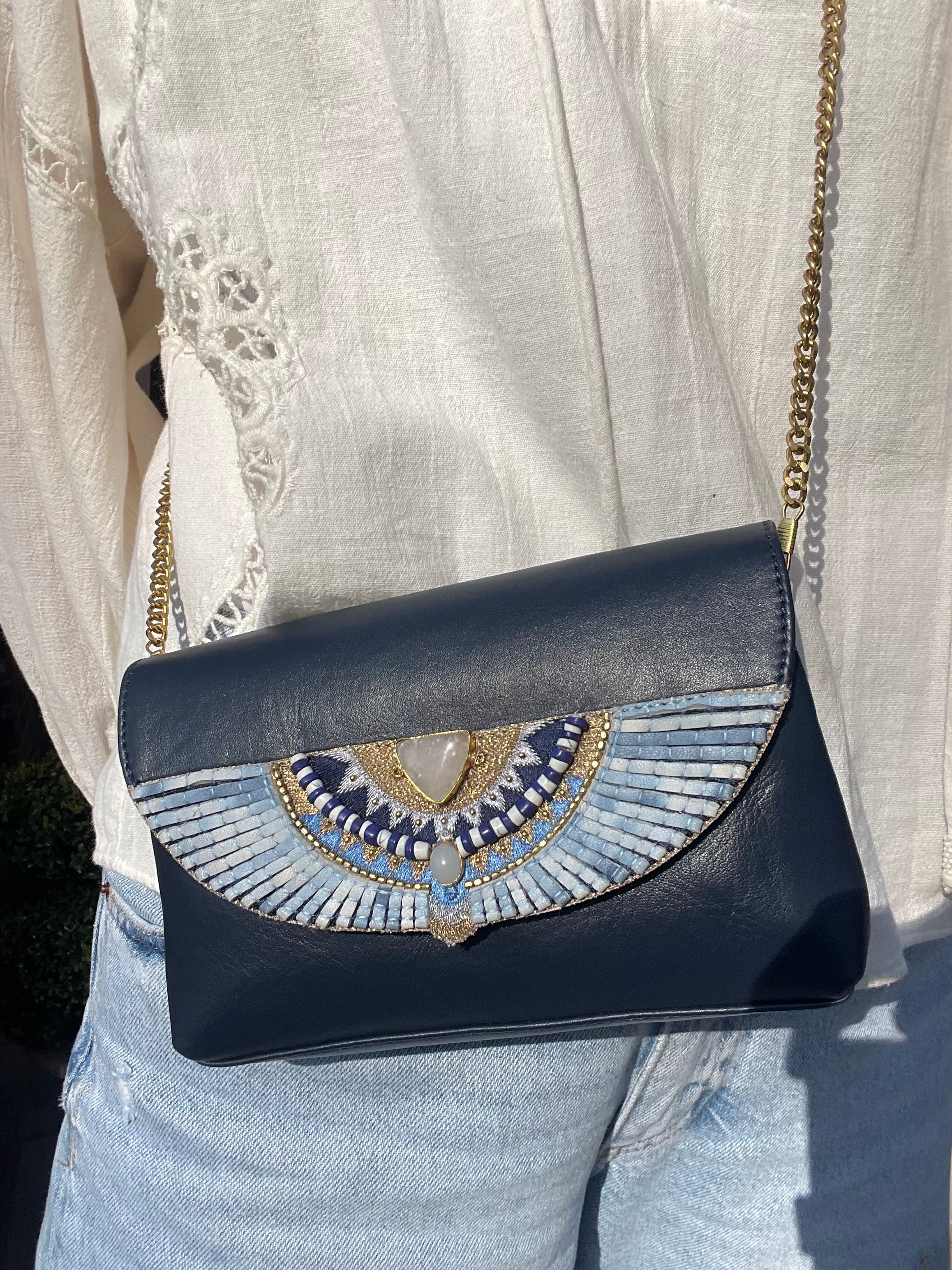 The Cherina Bag ↠ Navy