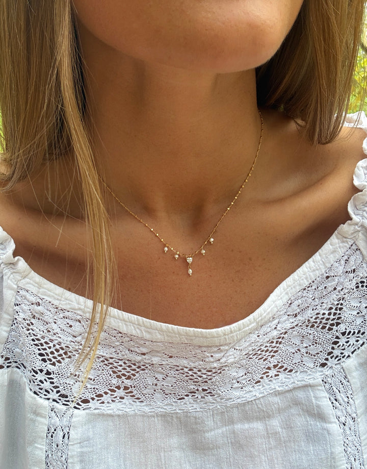 The Colette Necklace ↠ Pearl