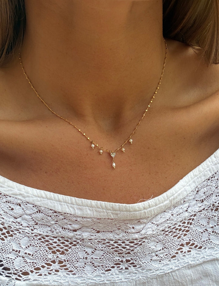 The Colette Necklace ↠ Pearl