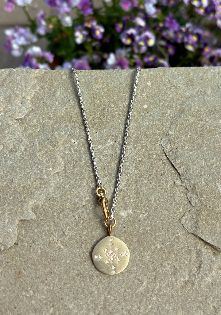 The Curtis Necklace ↠ Gold &amp; Silver Star