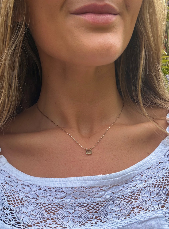 The Jolie Necklace ↠ Green Amethyst