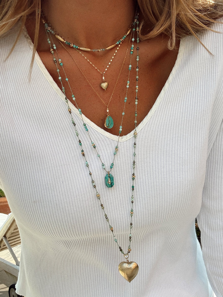 The Inside Necklace ↠ Turquoise