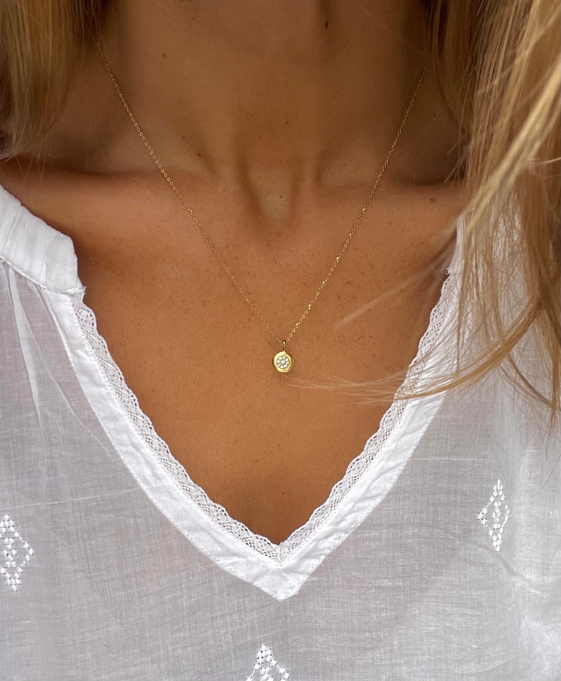 gold plated necklaces labradorite semi precious stone necklace sun medallion necklace necklace with cubic white zirconia 
