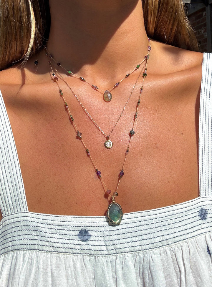 The Nymeria Necklace ↠ Labradorite