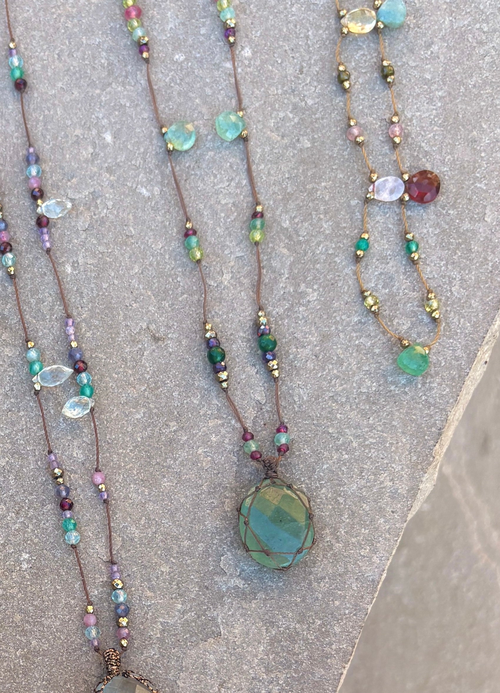 The Nymeria Necklace ↠ Green