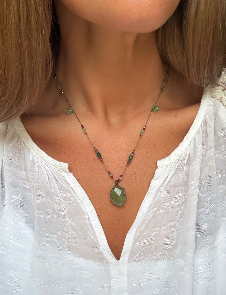 The Nymeria Necklace ↠ Green