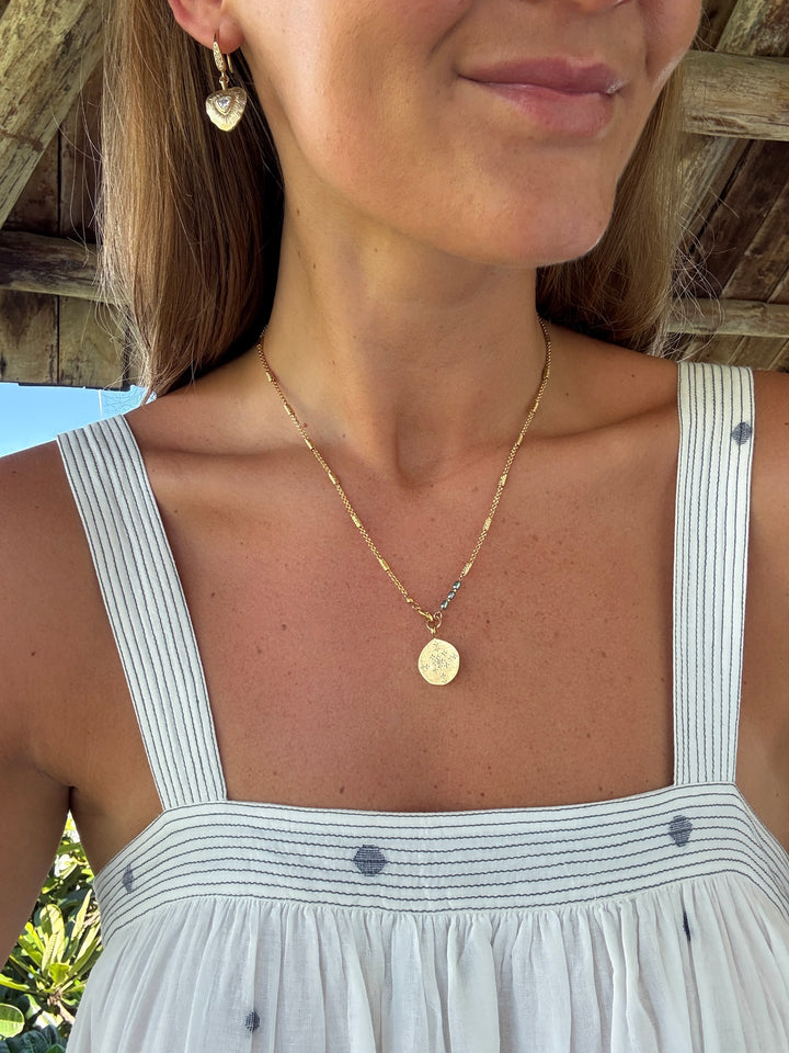 The Melchoir Necklace ↠ Blue pearl