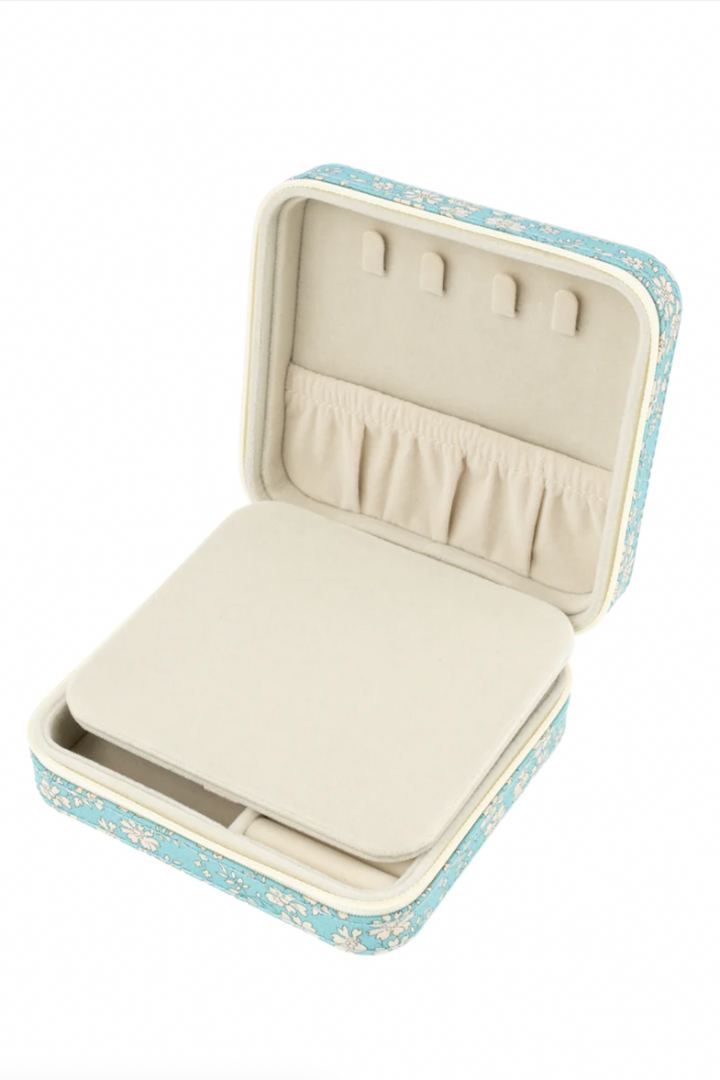 The Liberty Travel Jewellery Box ↠ Capel Teal