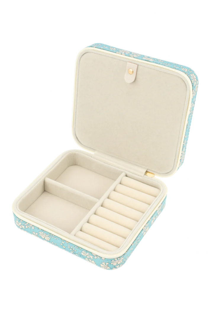 The Liberty Travel Jewellery Box ↠ Capel Teal