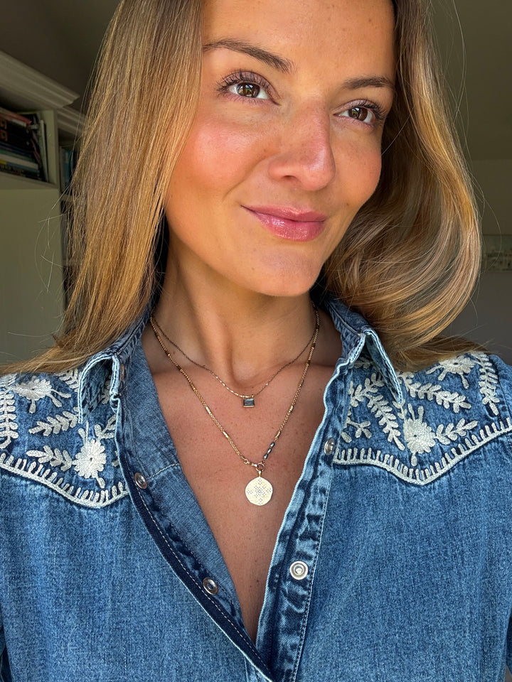 The Jolie Necklace ↠ Labradorite
