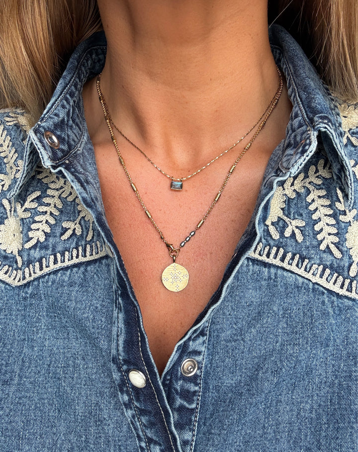 The Jolie Necklace ↠ Labradorite