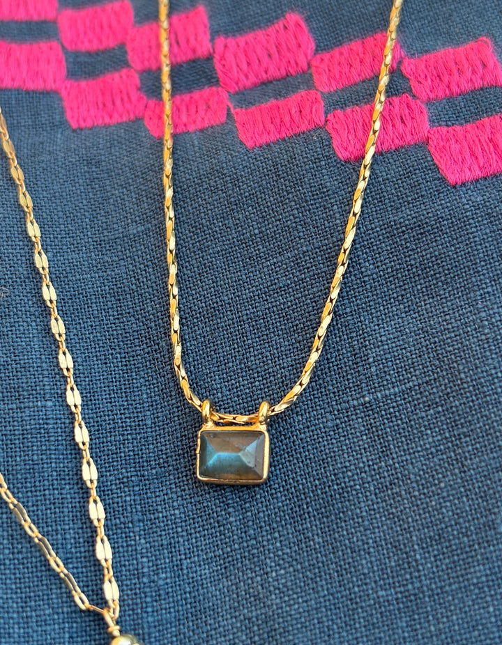 The Jolie Necklace ↠ Labradorite