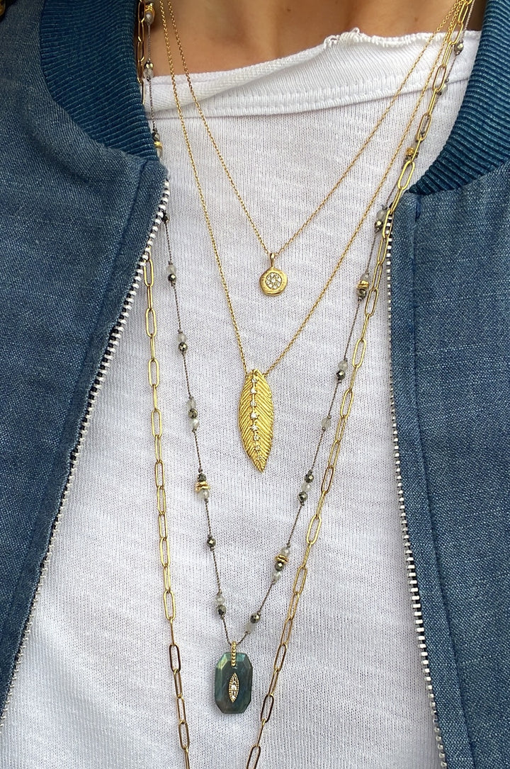 The Hope Necklace ↠ Galet Medallion