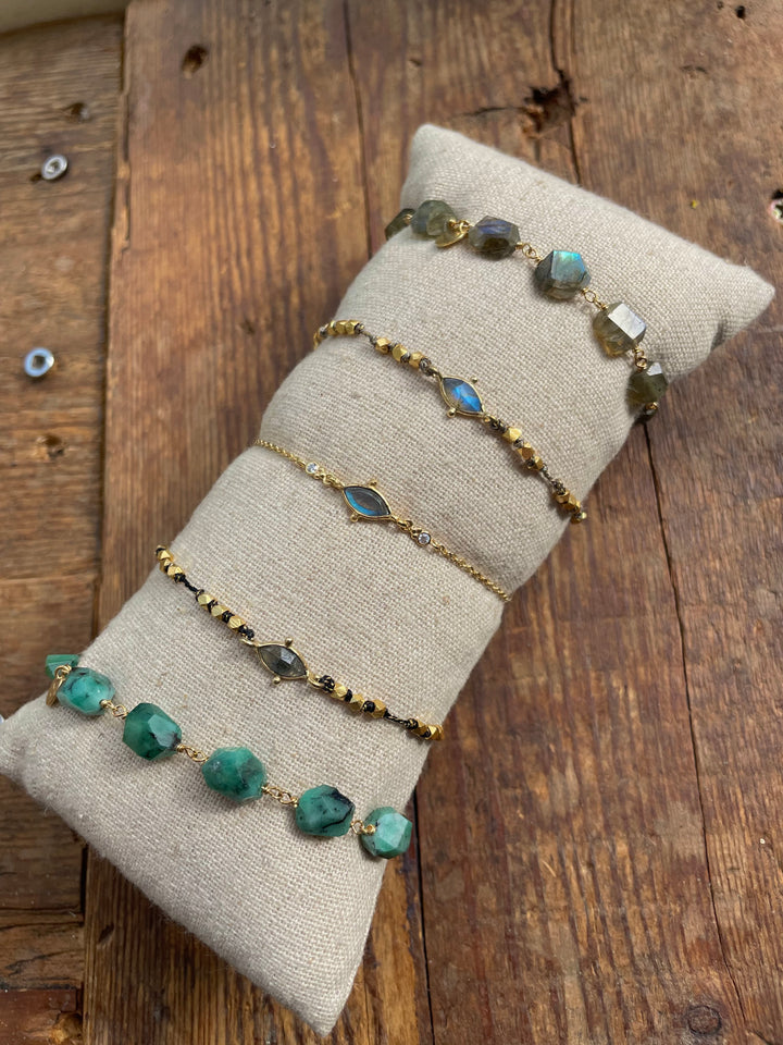 The Lenny Bracelet ↠ Emerald