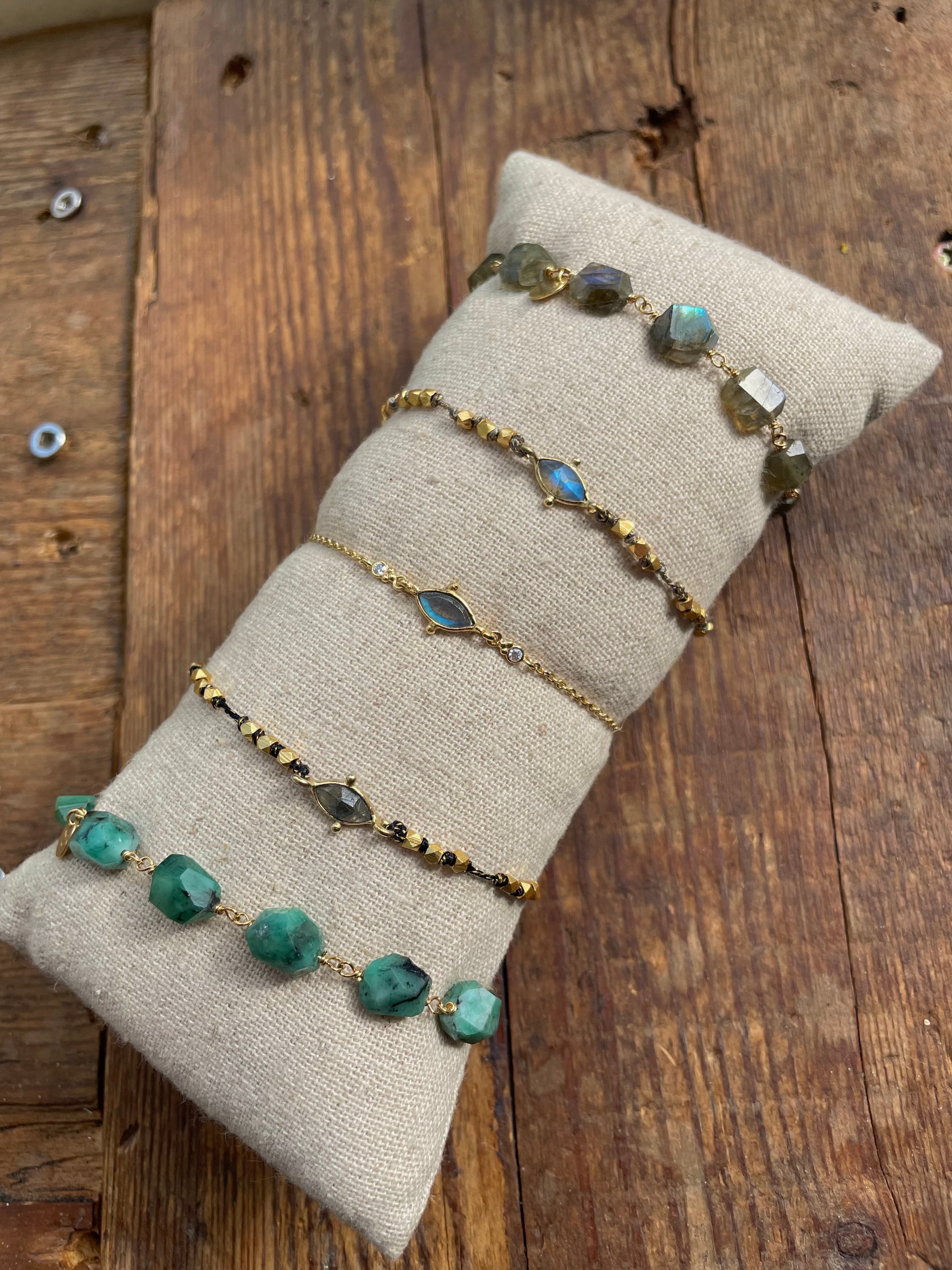 The Lenny Bracelet ↠ Labradorite
