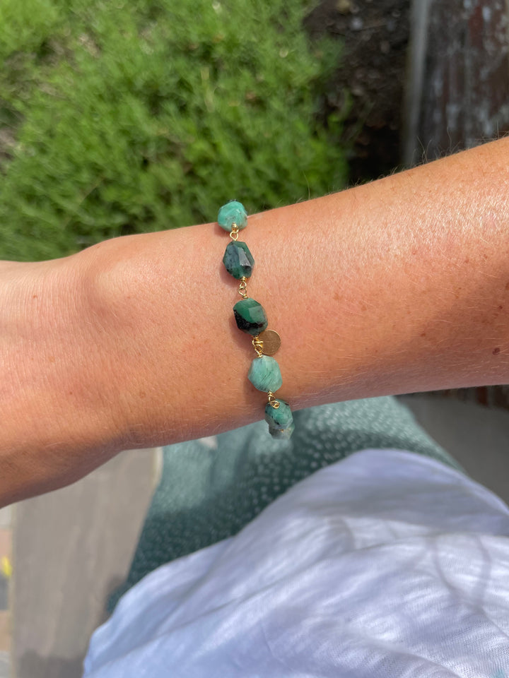 The Lenny Bracelet ↠ Emerald