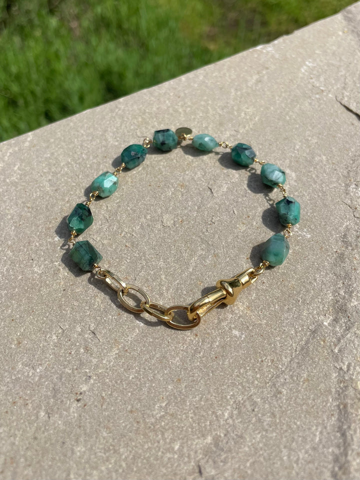 The Lenny Bracelet ↠ Emerald