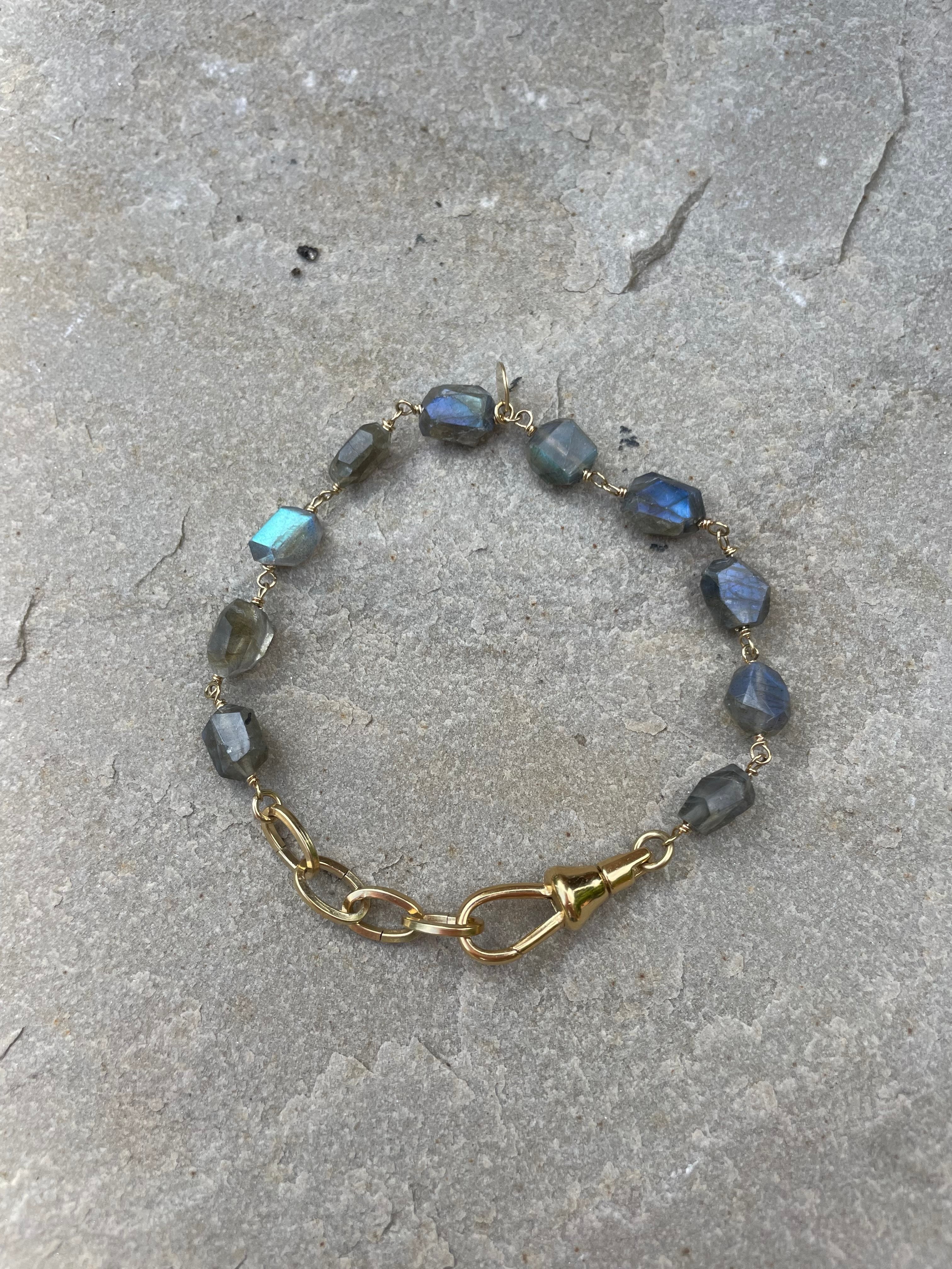 The Lenny Bracelet ↠ Labradorite