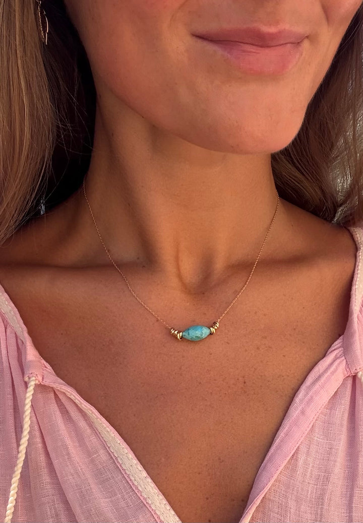 The Livia Necklace ↠ Turquoise