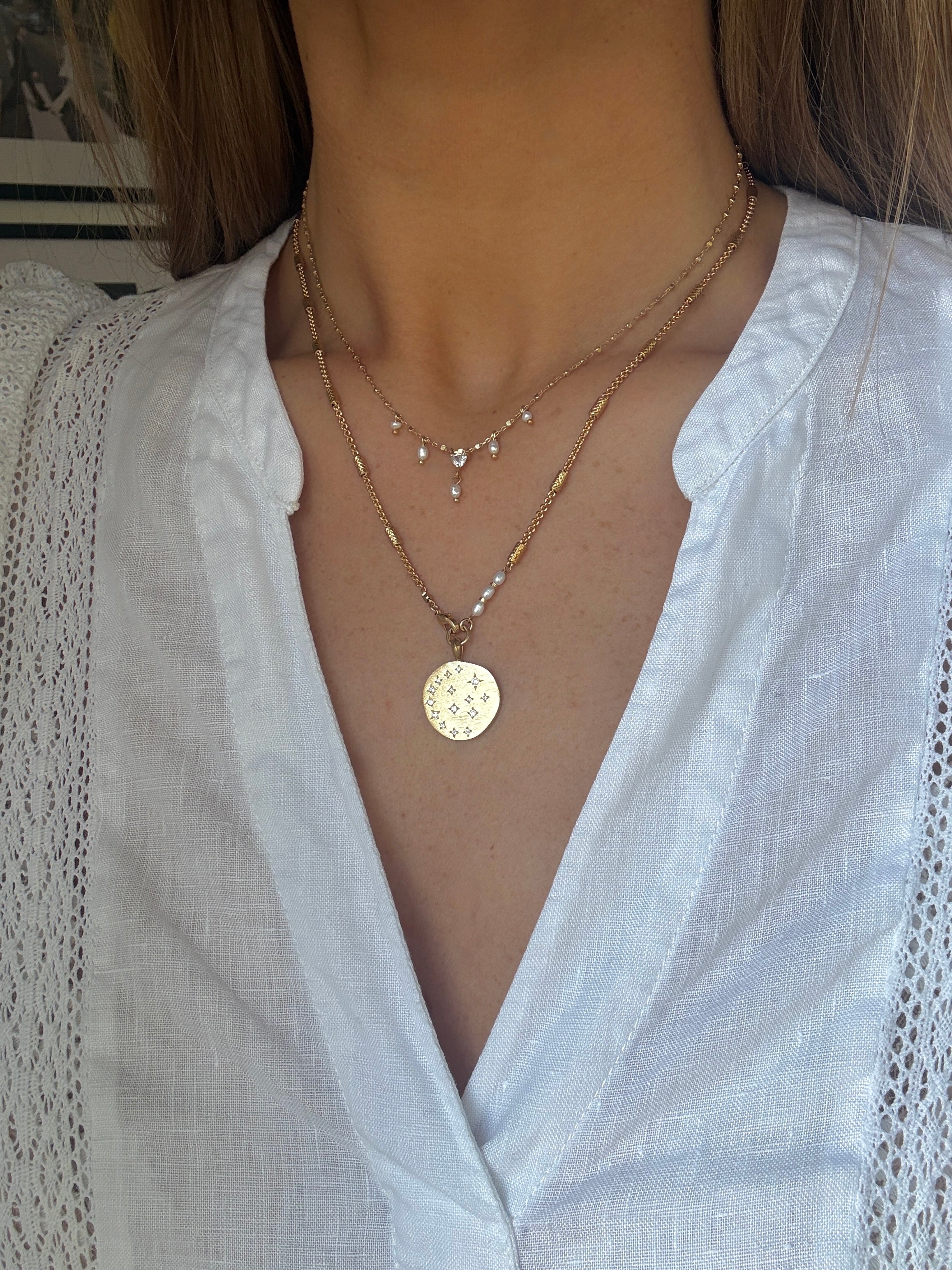 The Melchoir Necklace ↠ Pearl
