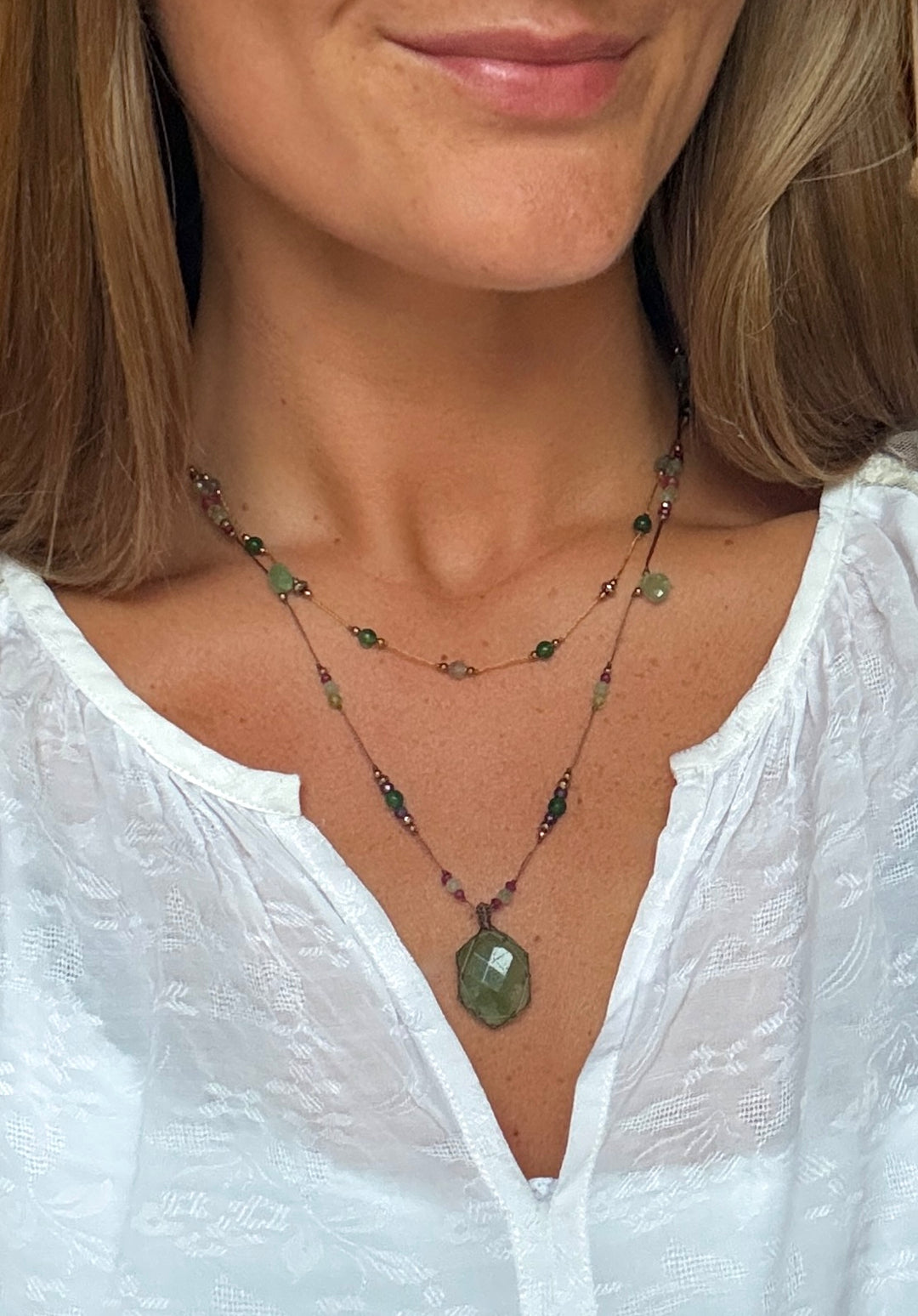The Nymeria Necklace ↠ Green