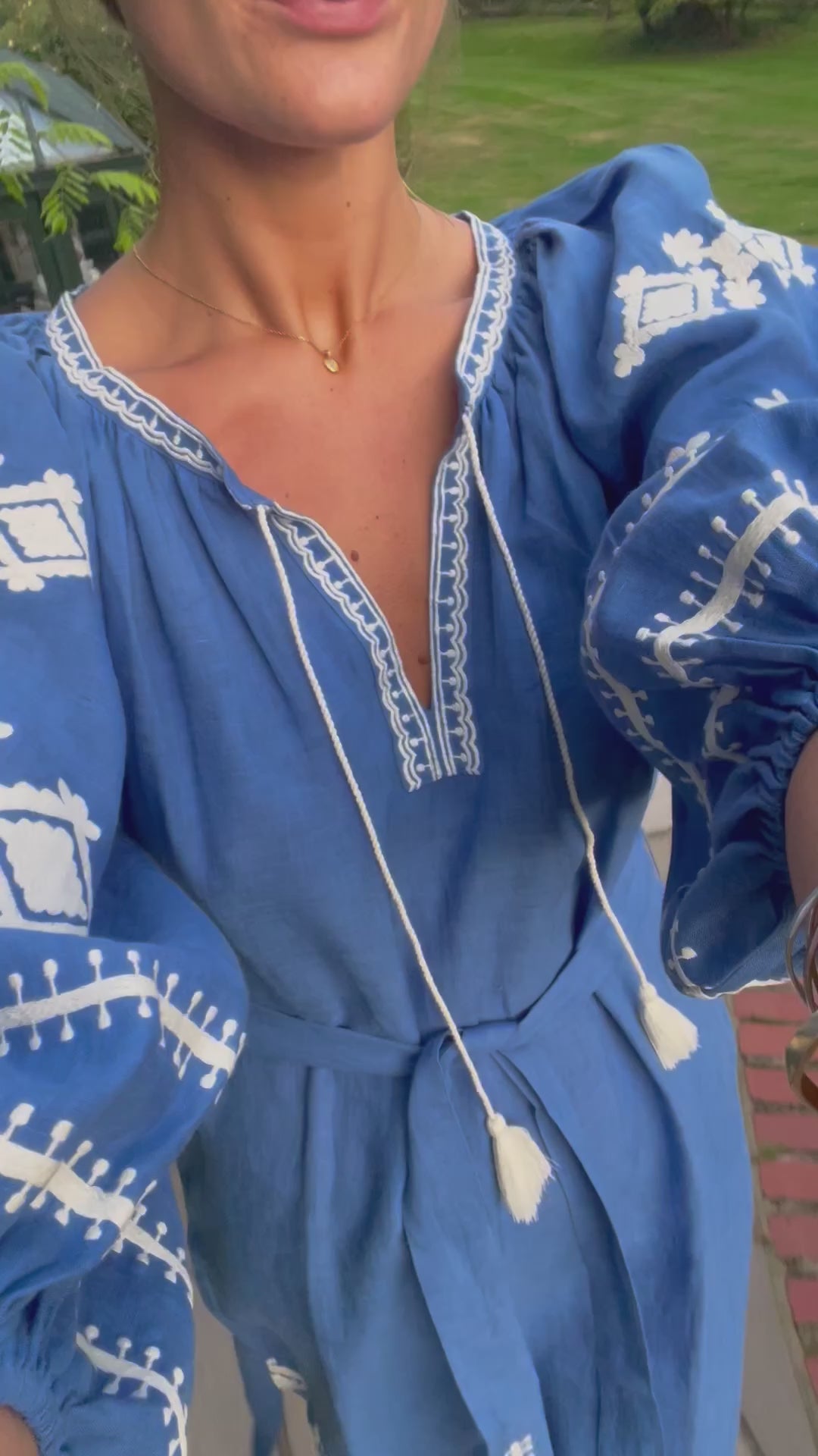 The Babylos Dress ↠ Royal Blue