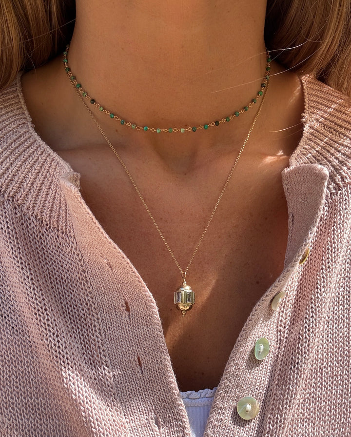 The Sharm Necklace ↠ Taly &amp; Turquoise