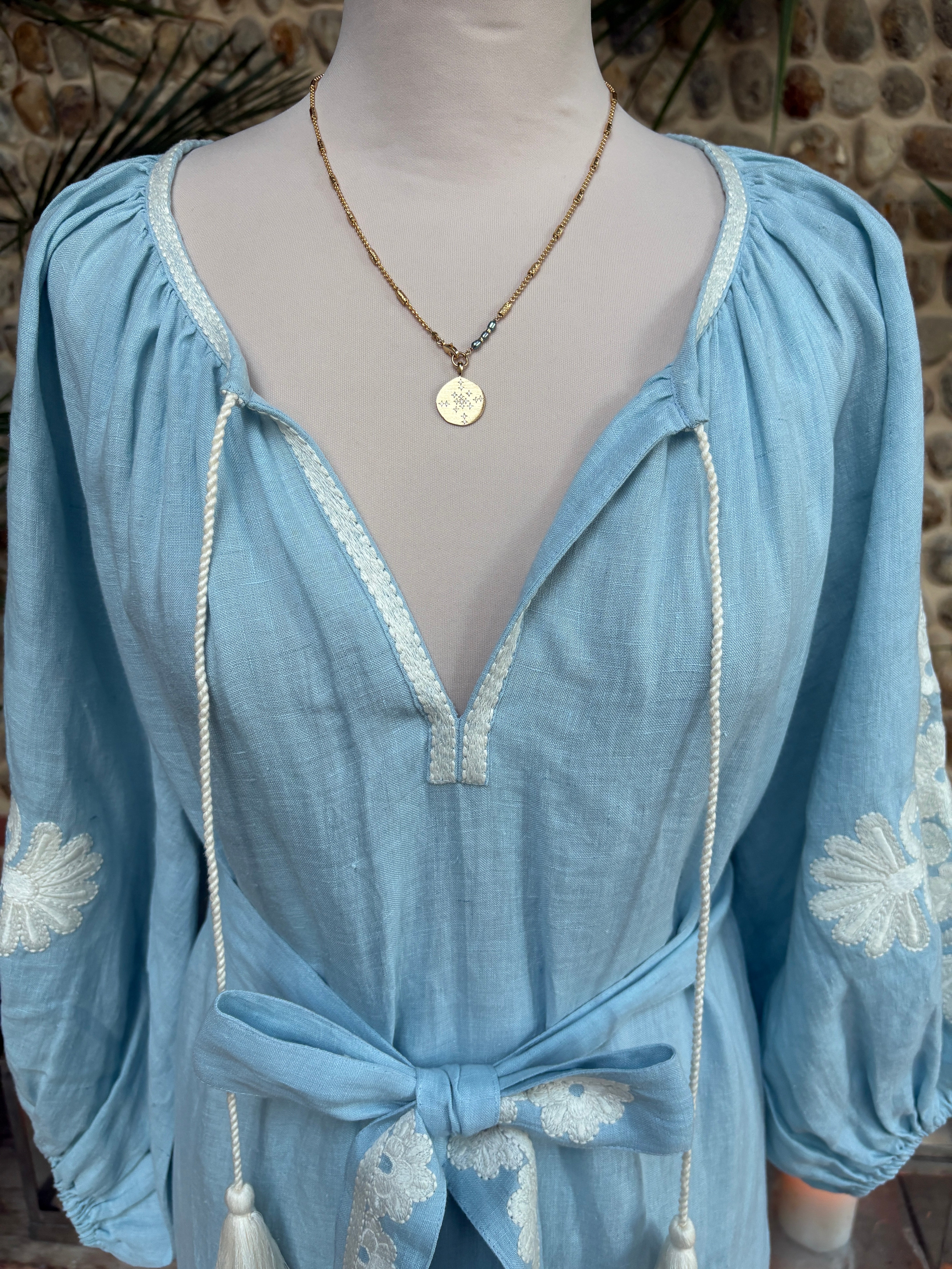 The Somento Dress ↠ Blue