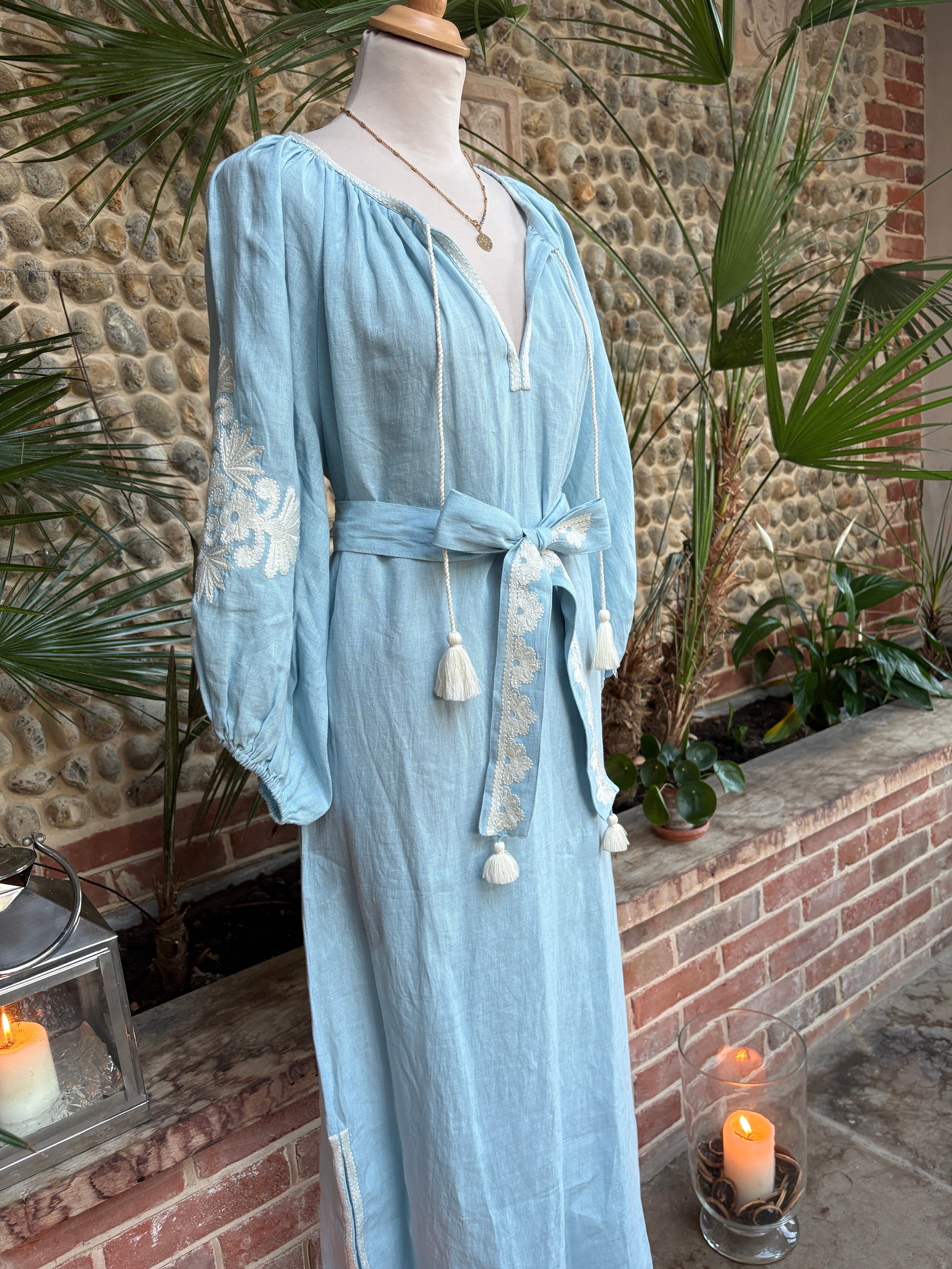 The Somento Dress ↠ Blue