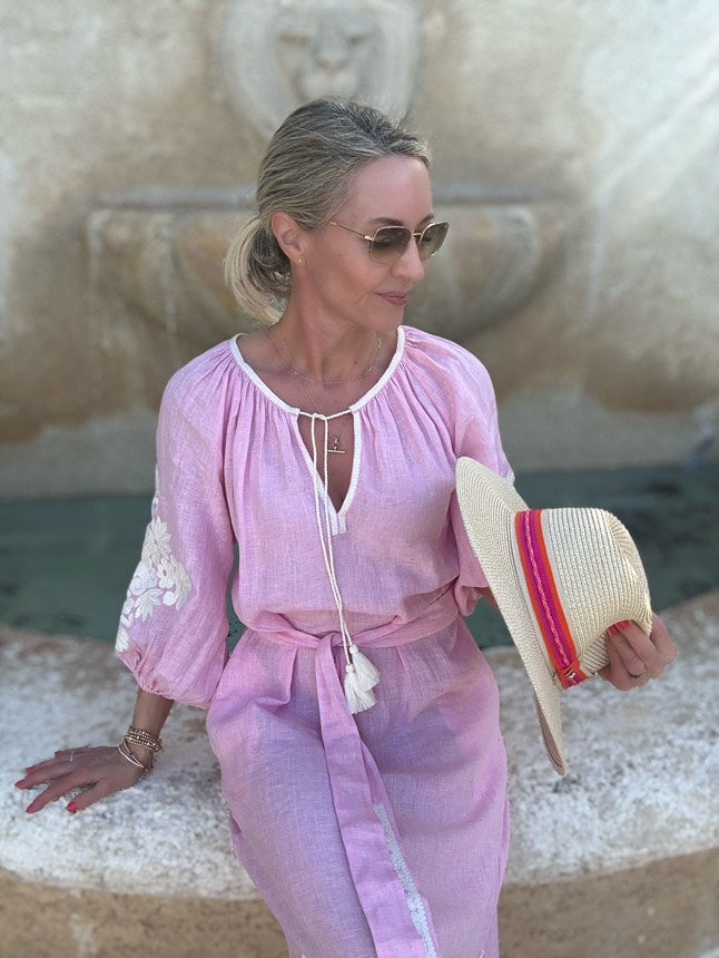 The Somento Dress ↠ Pink