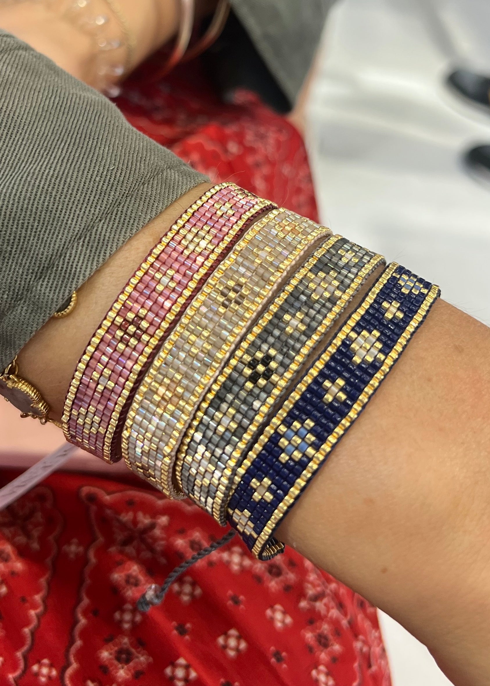 The Embroidered Bracelets