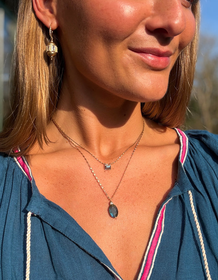The Jolie Necklace ↠ Labradorite