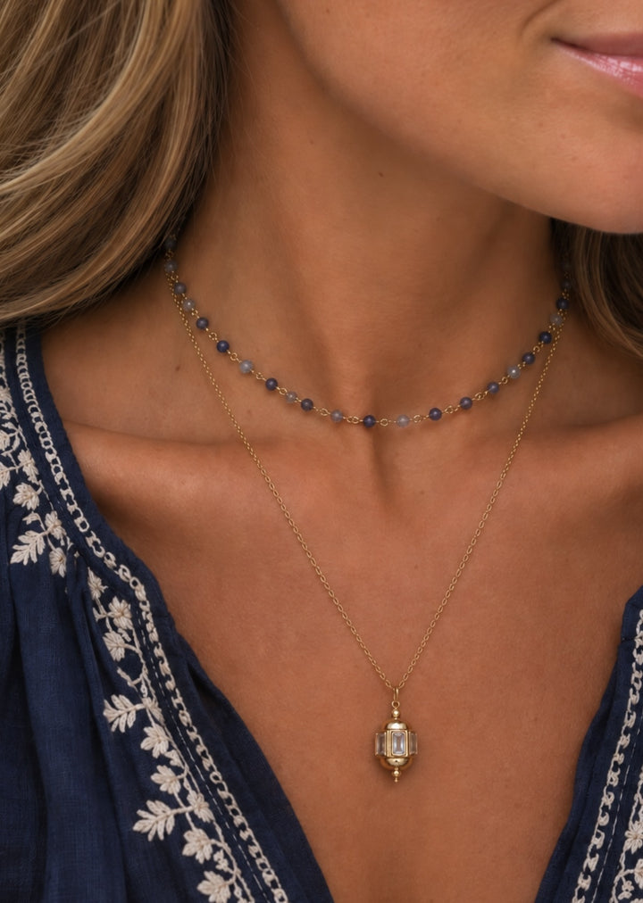 The Sharm Necklace ↠ Taly &amp; Iolite