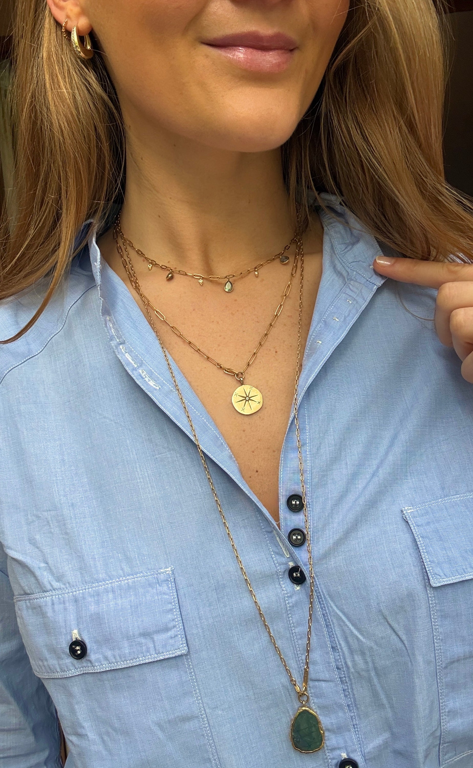 The Kurt Necklace ↠ Labradorite